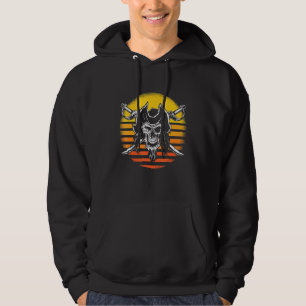 Pirates Skull And Dagger Sunrise Hoodie