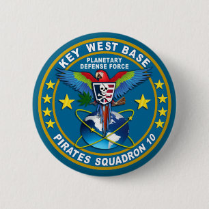 Pirates Squadron 6 Cm Round Badge