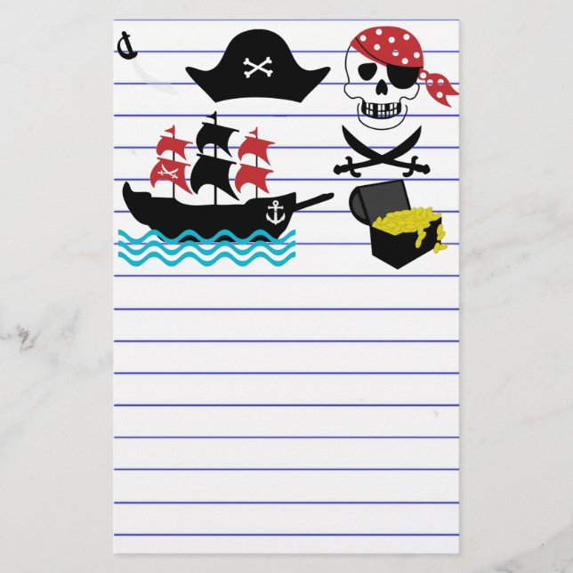 Pirates Stationery (Front)