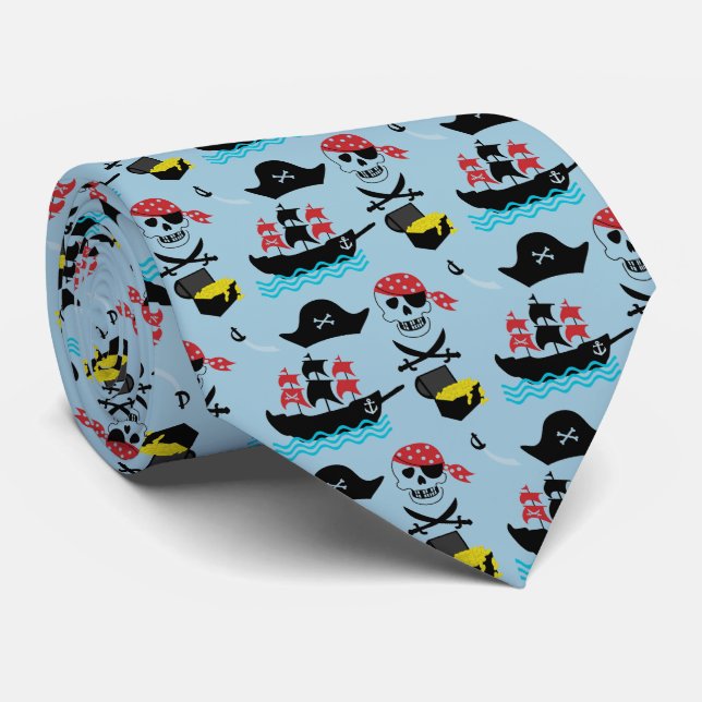 Pirates Tie (Rolled)