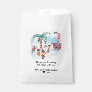 Pirates Treasure Hunt Map Kids Boy Birthday Favour Bags