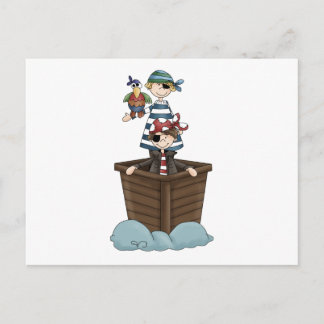 Pirates · Two Pirates in a Boat Postcard