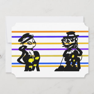 Pirates wedding invitation