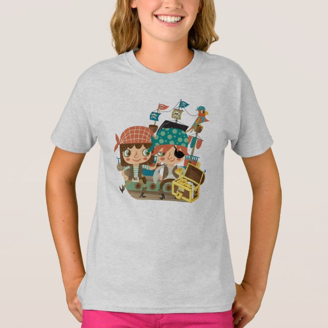 Pirates With Treasure T-Shirt (Front)