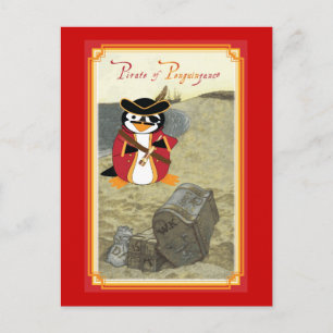 Piratez of Penguinzance Postcard