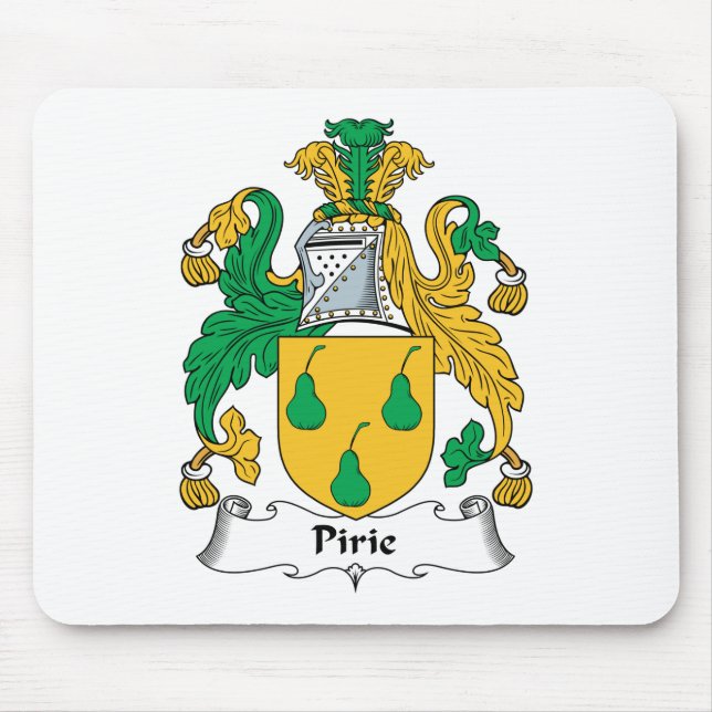 Pirie Family Crest Mouse Pad (Front)