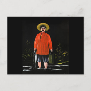 Pirosmani - Fisherman in a Red Shirt Postcard