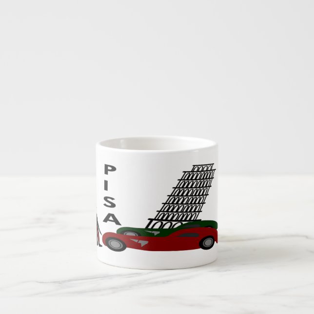 Pisa City Espresso Cup (Front)