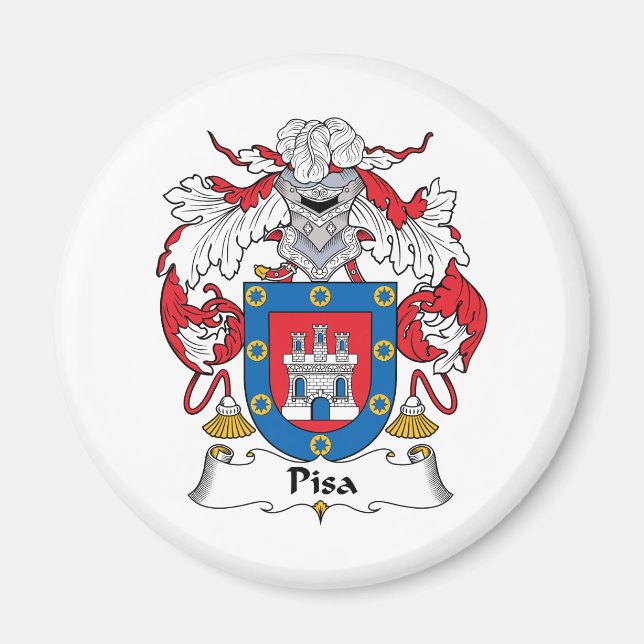 Pisa Family Crest Magnet (Front)