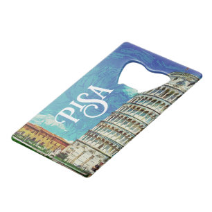 Pisa Italy europe Paint Colorful Bottle Opener