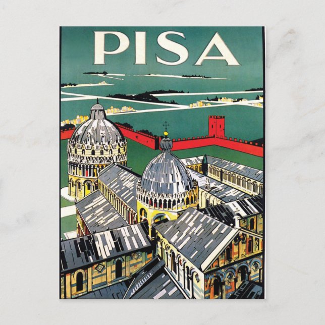 Pisa, Italy Postcard (Front)