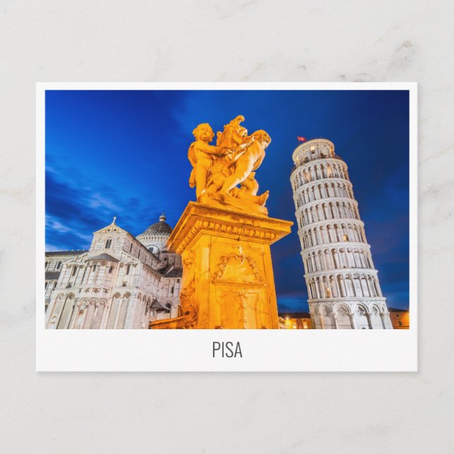 Pisa, Italy postcard (Front)