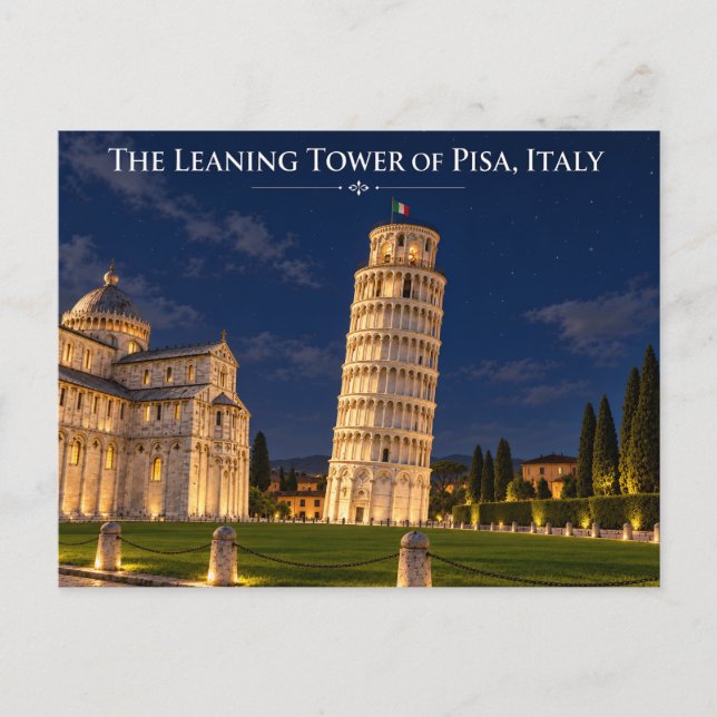 Pisa Italy Postcard (Front)