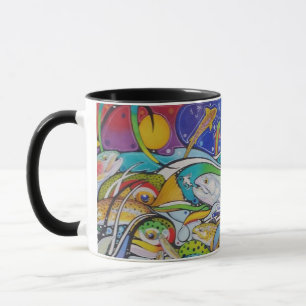 “Piscatorial Kalidescope” by Trevor Hawkins Mug