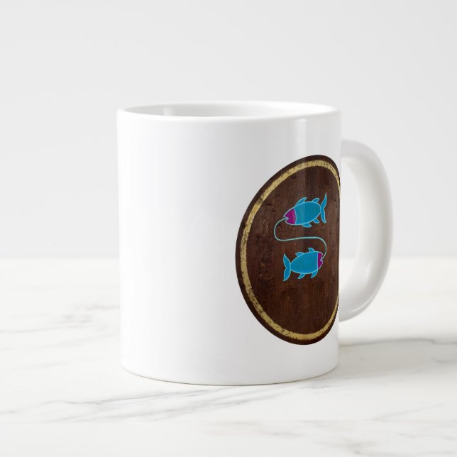 Pisces 2008 large coffee mug (Front Right)