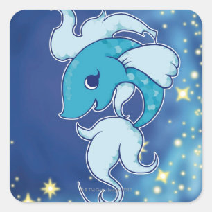 Pisces 2 square sticker