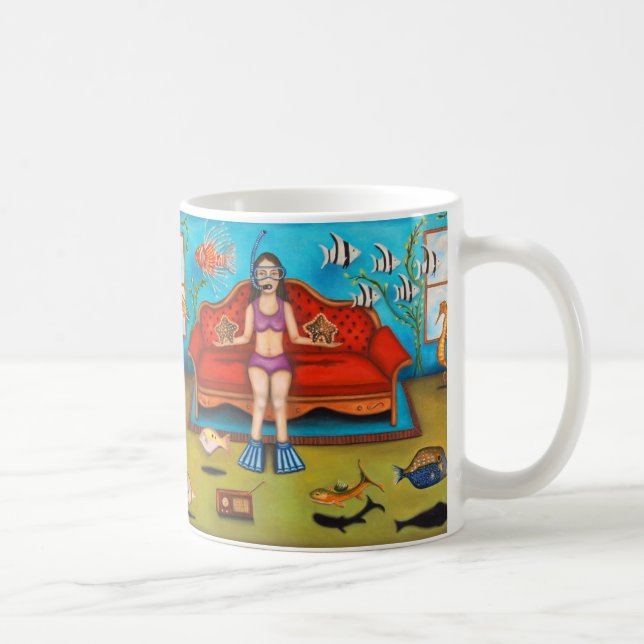 Pisces #3 coffee mug (Right)