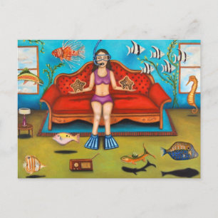 Pisces #3 postcard