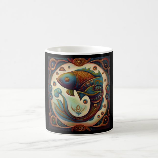 Pisces 5 coffee mug (Center)