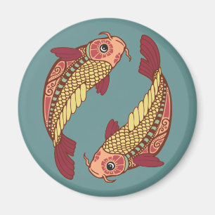 Pisces Astrological Sign Magnet