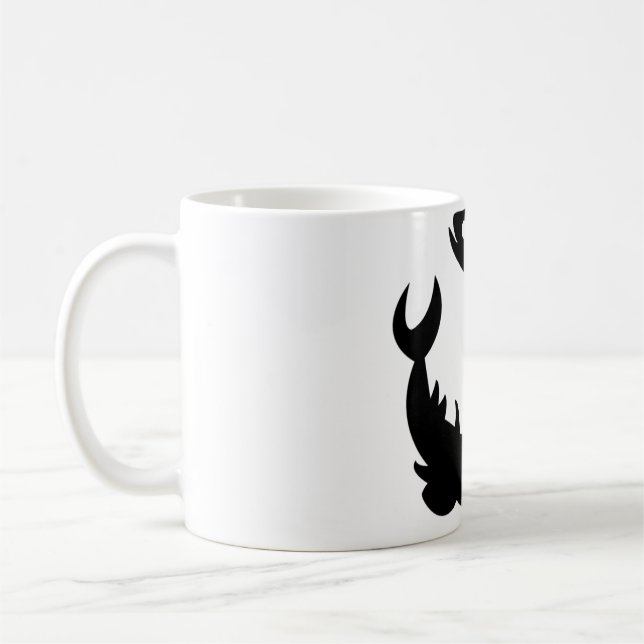 Pisces Astrological Symbol Sign 7 Coffee Mug (Left)