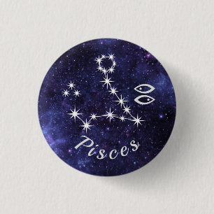 Pisces Badge, Zodiac Horoscope Badge
