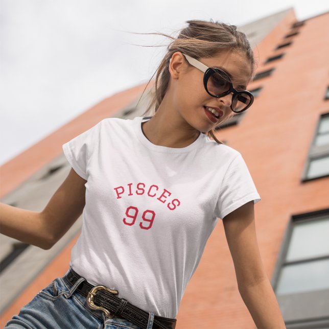 Pisces | Birth Year Customisable T-Shirt (Creator Uploaded)
