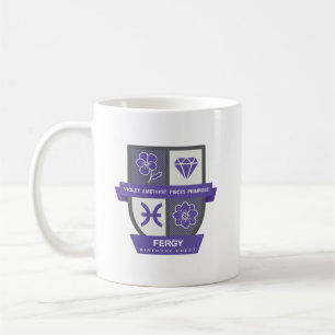 Pisces Birthday Crest™ for February 19-29 Mug