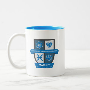 Pisces Birthday Crest™ for March 1-20 Mug