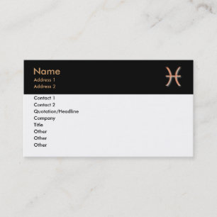Pisces Business Card