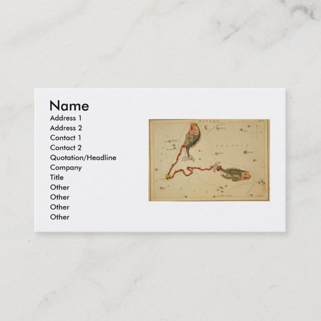 Pisces Business Card (Front)