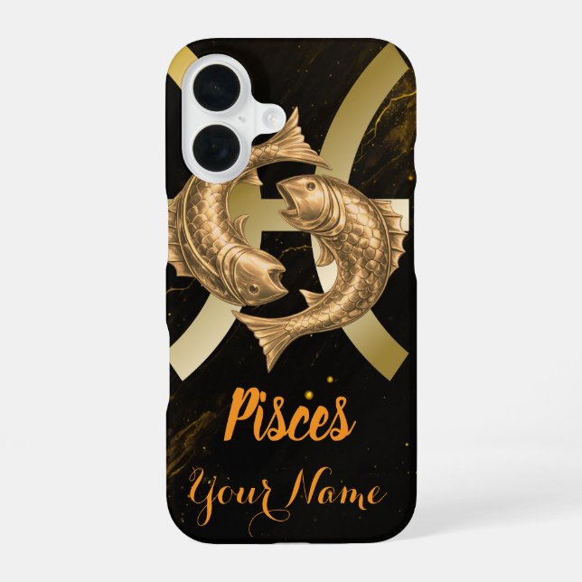 Pisces Case-Mate Barely There iPhone 16 Case (Back)