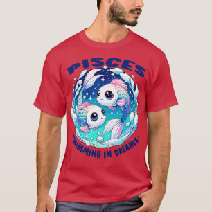Pisces Celestial Koi Fish gift T-Shirt