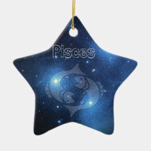 Pisces Ceramic Tree Decoration