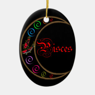 Pisces Ceramic Tree Decoration