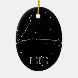 Pisces Ceramic Tree Decoration
