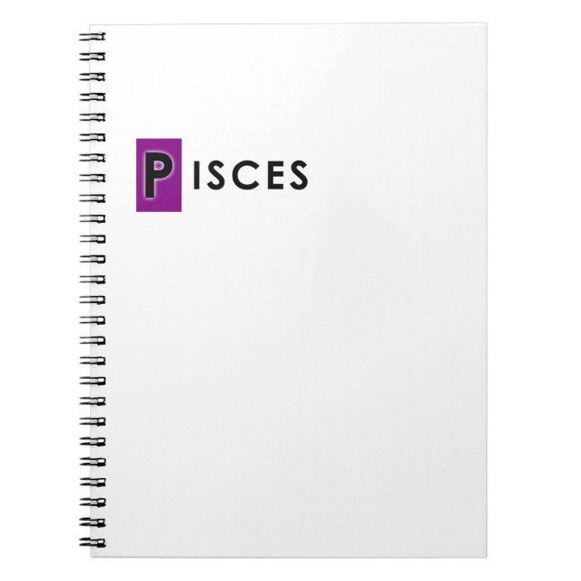 PISCES COLOR NOTEBOOK (Front)