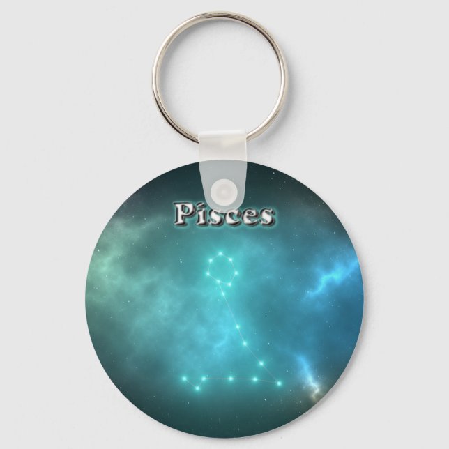 Pisces constellation key ring (Front)