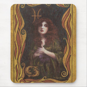 Pisces Decorative Figure Design Mouse Pad
