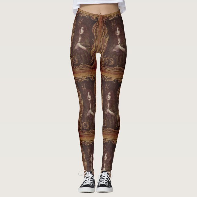 Pisces Design Leggings (Front)