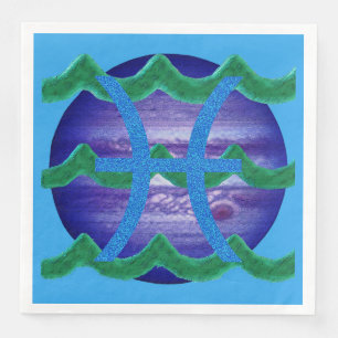 Pisces Dinner Napkins