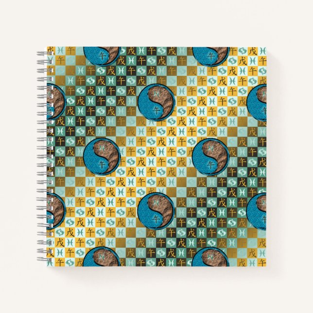 Pisces & Earth Horse Notebook (Front)