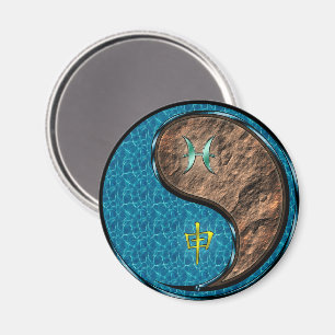 Pisces & Earth Monkey Magnet