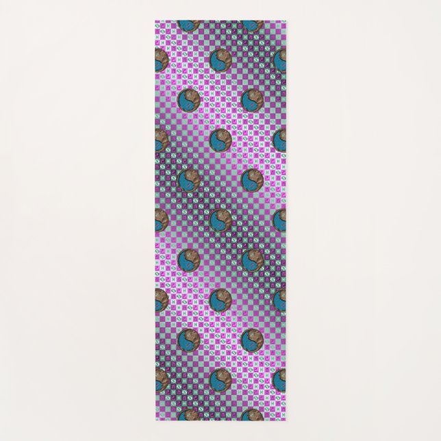 Pisces & Earth Rooster Yoga Mat (Front)