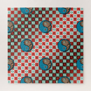 Pisces & Earth Tiger Jigsaw Puzzle