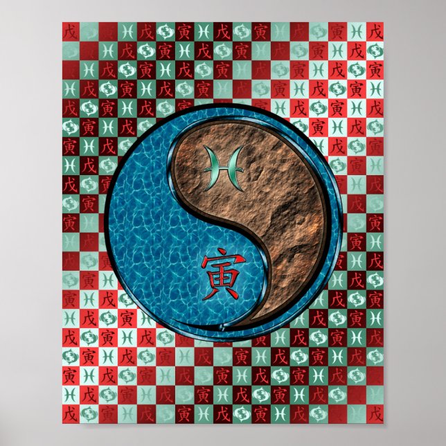 Pisces & Earth Tiger Poster (Front)