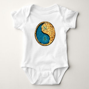 Pisces & Fire Goat Baby Bodysuit