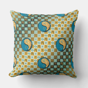 Pisces & Fire Horse Cushion