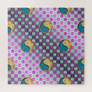 Pisces & Fire Rooster Jigsaw Puzzle