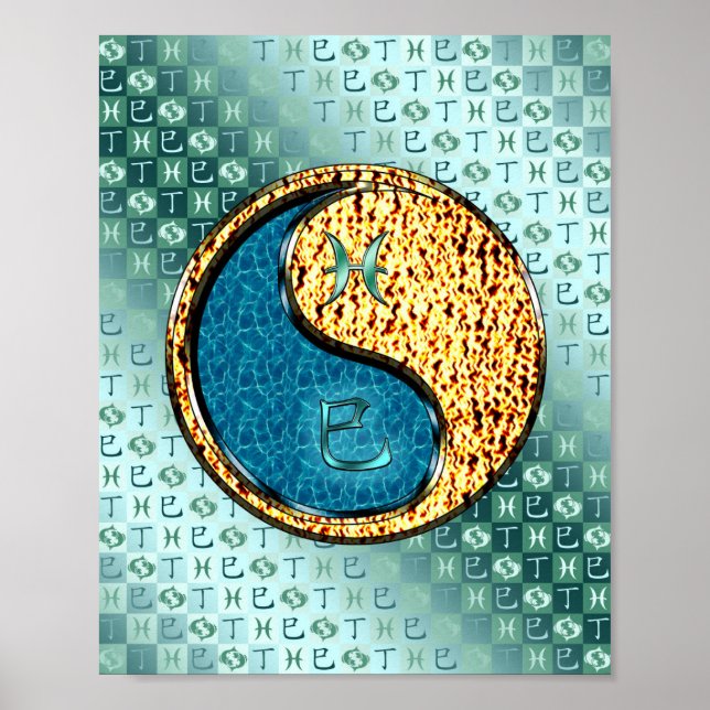 Pisces & Fire Snake Poster (Front)